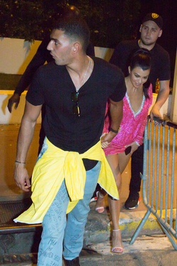 Kendall Jenner with Asap Rocky Kourtney Kardashian and her boyfriend Younes Bendjima going to the Gotha nightclub Kendall Jenner with Asap Rocky Kourtney Kardashian and her boyfriend Younes Bendjima going to the Gotha nightclub