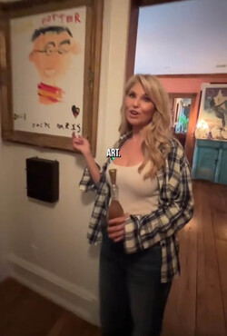 Christie Brinkley gave a tour of her 30 million Hamptons NY mansion to influencer Caleb Simpson.