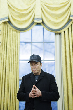 US President Trump Meets with Elon Musk in Oval Office