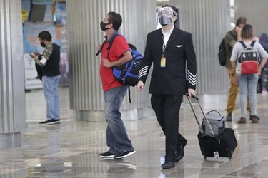 Mexico City Airport During The Coronavirus Pandemic