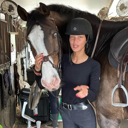 Bella Hadid returns to horseriding after quitting in 2016 due to her struggle with Lyme disease. Bella Hadid returns to horseriding after quitting in 2016 due to her struggle with Lyme disease.
