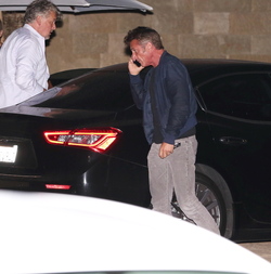 Sean Penn Hits Soho In Malibu