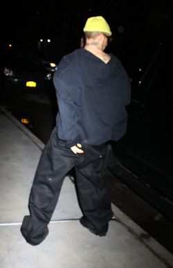 Justin Bieber and wife Hailey Bieber arriving at The Twenty Two