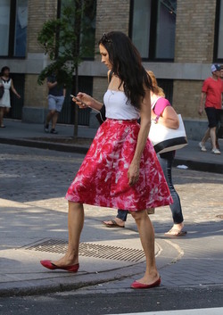 Famke Janssen Leaving the Apple Store in Soho Famke Janssen Leaving the Apple Store in Soho