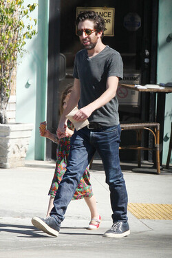 Simon Helberg Takes Daughter Adeline Helberg for Ice Cream