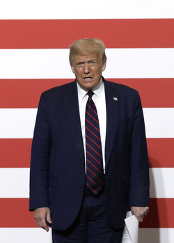 President Donald Trump Visits American Red Cross National Headquarters