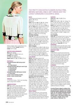 FLOWER EDGED CARDIGAN