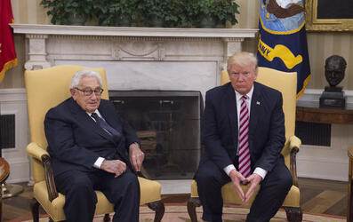 President Donald Trump meets former Secretary of State Henry Kissinger in the Oval Office President Donald Trump meets former Secretary of State Henry Kissinger in the Oval Office