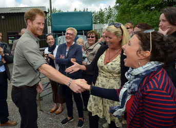 Prince Harry in Wigan Prince Harry in Wigan