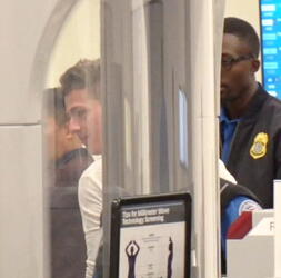 Charlie Puth Gets An Extremely Thorough Pat Down By LAX TSA Charlie Puth Gets An Extremely Thorough Pat Down By LAX TSA