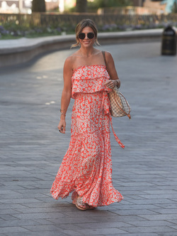 Zoe Hardman Seen Arriving at Global Radio Studios