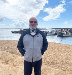 Grandad almost drowns after breaking neck and spin in horror kayaking accident Grandad almost drowns after breaking neck and spin in horror kayaking accident