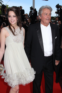 Alain Delon is present for the 63rd Festival de Cannes.