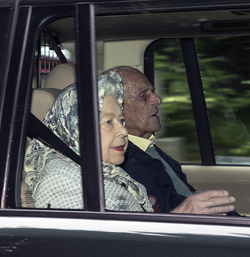Queen Elizabeth Arrives At Balmoral Castle