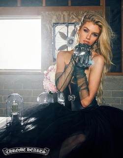 Stella Maxwell Gets Glam In Chrome Hearts Fall 2020 Campaign