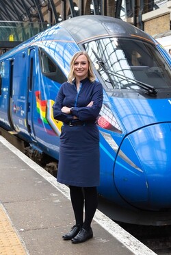 Right on track Ex Air hostess mum of four 44 becomes train driver
