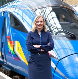 Right on track Ex Air hostess mum of four 44 becomes train driver