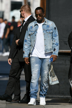 Sean Combs also known as P Diddy at Jimmy Kimmel Live