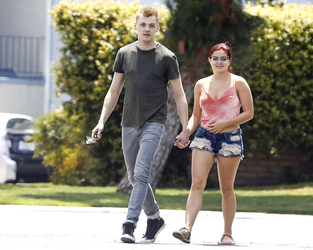 Ariel Winter and Levi Meaden out to Lunch Studio City