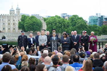 London Bridge terror attack vigil