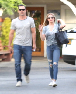 LeAnn Rimes and Eddie Cibrian casaual in Beverly Hills