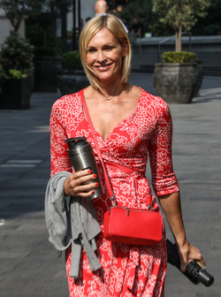 Jenni Falconer Seen Departing Global Radio
