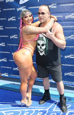 250px x 384px - Magazine Features > Photo set 1718078.162715: Rob Van Dam and Katie Forbes  Host Summer Swim Wrestling Weekend Pool Party at Sapphire Topless Pool