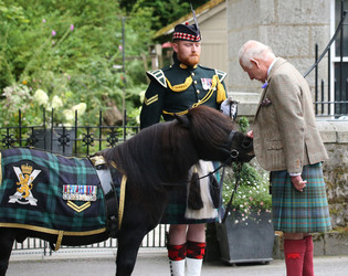 King Charles Is Greeted At The Gates Of Balmoral At The Start Of His Holiday