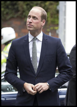 The Duke of Cambridge and Prince Harry arriving at the new Support4Grenfell Community Hub in West London The Duke of Cambridge and Prince Harry arriving at the new Support4Grenfell Community Hub in West London