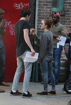 Rachel Brosnahan Filming The Marvelous Mrs Maisel