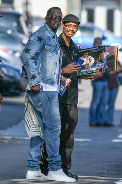 Sean Combs also known as P Diddy at Jimmy Kimmel Live