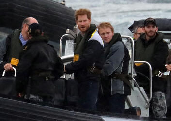 Prince Harry watches Sailing Demonstration on Sydney Harbour for the Invictus Games Prince Harry watches Sailing Demonstration on Sydney Harbour for the Invictus Games