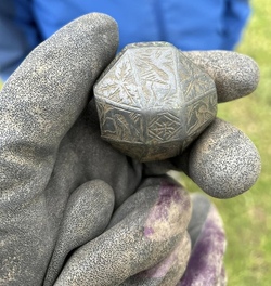 Stunned schoolboy finds part of 13th century sword with metal detector