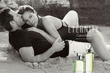 Christy Turlington and Edward Burns for Calvin Klein Eternity