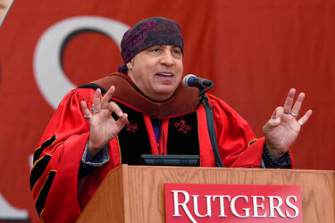 Steven Van Zandt receives Honorary Doctorate from Rutgers