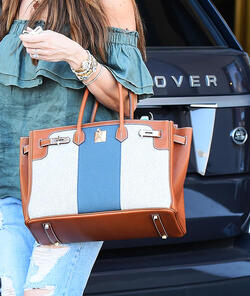 Sofia Vergara shopping at Saks Fifth Avenue