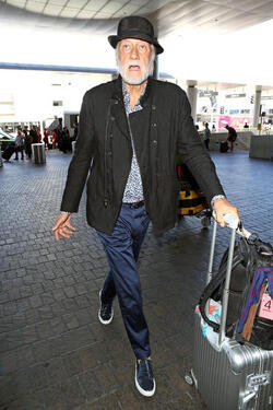 Mick Fleetwood Looking Spiffy At LAX