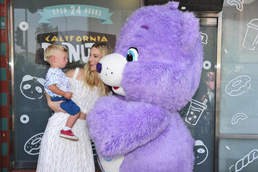 Heather Morris with son Owen Heather Morris with son Owen