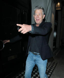 David Foster looks drunk in Hollywood