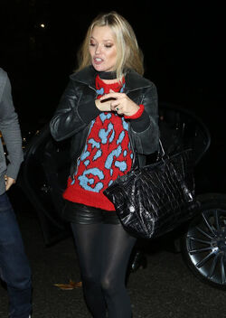 Kate Moss and Louis Baines dine at China Tang restaurant in London after Coach fashion party