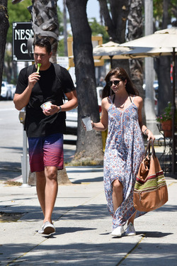 Selma Blair with son and Male Companion out for a Walk in Studio City Selma Blair with son and Male Companion out for a Walk in Studio City