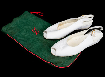 SHOES WORN BY A TEENAGE PRINCESS DIANA EXCEED EXPECTATIONS AT AUCTION