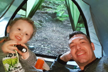 LUCKY DAD CAN ESCAPE INTO A FOREST IN HIS BACK GARDEN