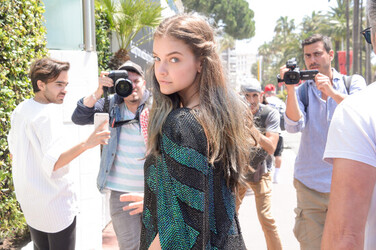 Barbara Palvin is seen on La Croisette ahead of 70th Cannes Film Festival in Cannes