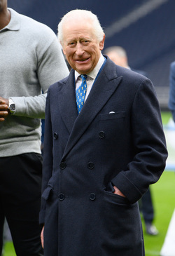 HM King Charles III Visits Tottenham Hotspur