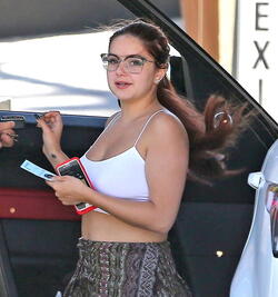 Ariel Winter leaving hotel after gettting new tattoo