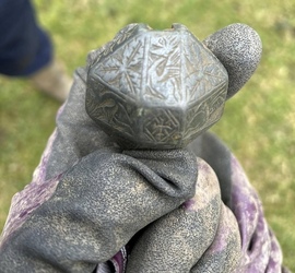 Stunned schoolboy finds part of 13th century sword with metal detector
