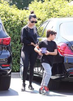 Kourtney Kardashian Is All Smiles After Treating The Kids To A Movie