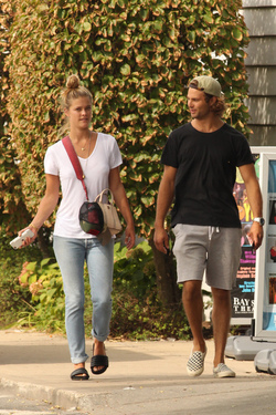 Nina Agdal and Jack Brinkley Cook Getting Ice Cream in The Hamptons