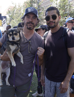 SAG AFTRA and WGA Strike At Warner Brothers Studios